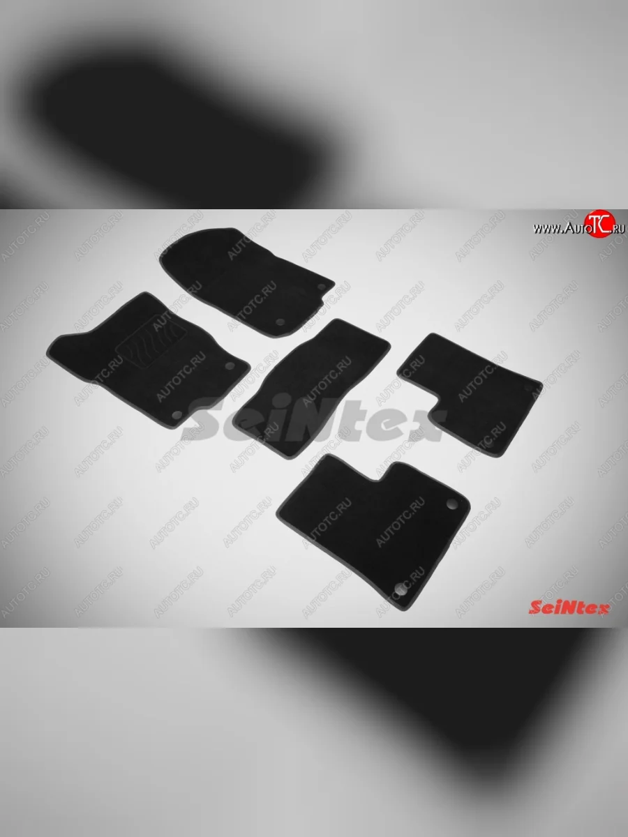 Износостойкие коврики в салон SeiNtex Premium LUX 4 шт. (ворсовые) Mercedes-Benz ML class W166 (2011-2015)  в Перми Пермском крае