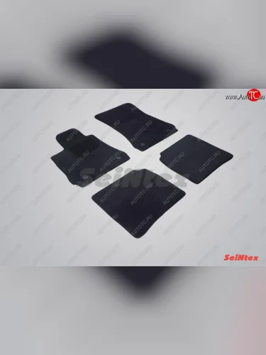 Износостойкие коврики в салон SeiNtex Premium LUX 4 шт. (ворсовые) Mercedes-Benz S class  5 W221 (2005-2009) седан дорестайлинг