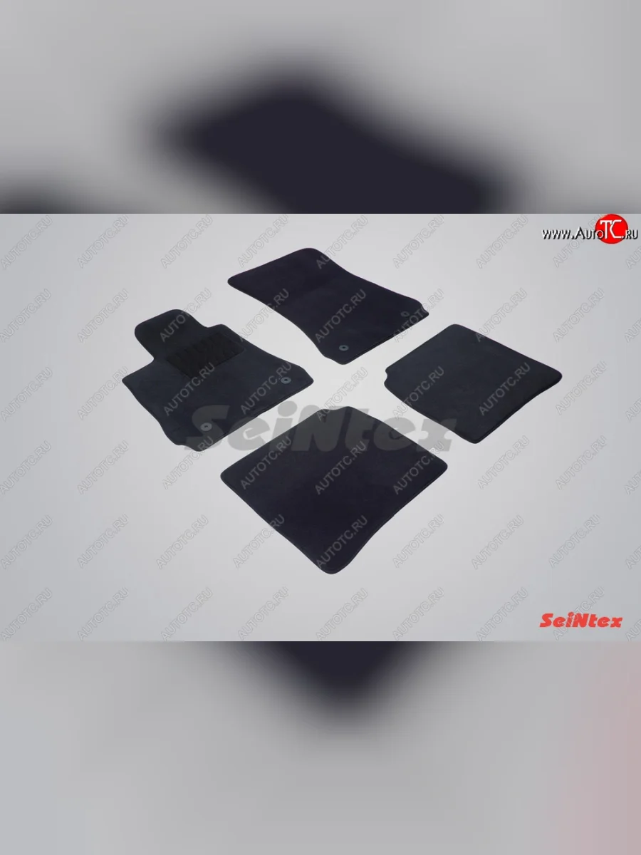 Износостойкие коврики в салон SeiNtex Premium LUX 4 шт. (ворсовые) Mercedes-Benz S class 5 W221 седан дорестайлинг (2005-2009)  в Керчи Республика Крым