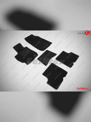 Износостойкие коврики в салон SeiNtex Premium LUX 4 шт. (ворсовые) Nissan Almera  3 G15 (2012-2019) седан
