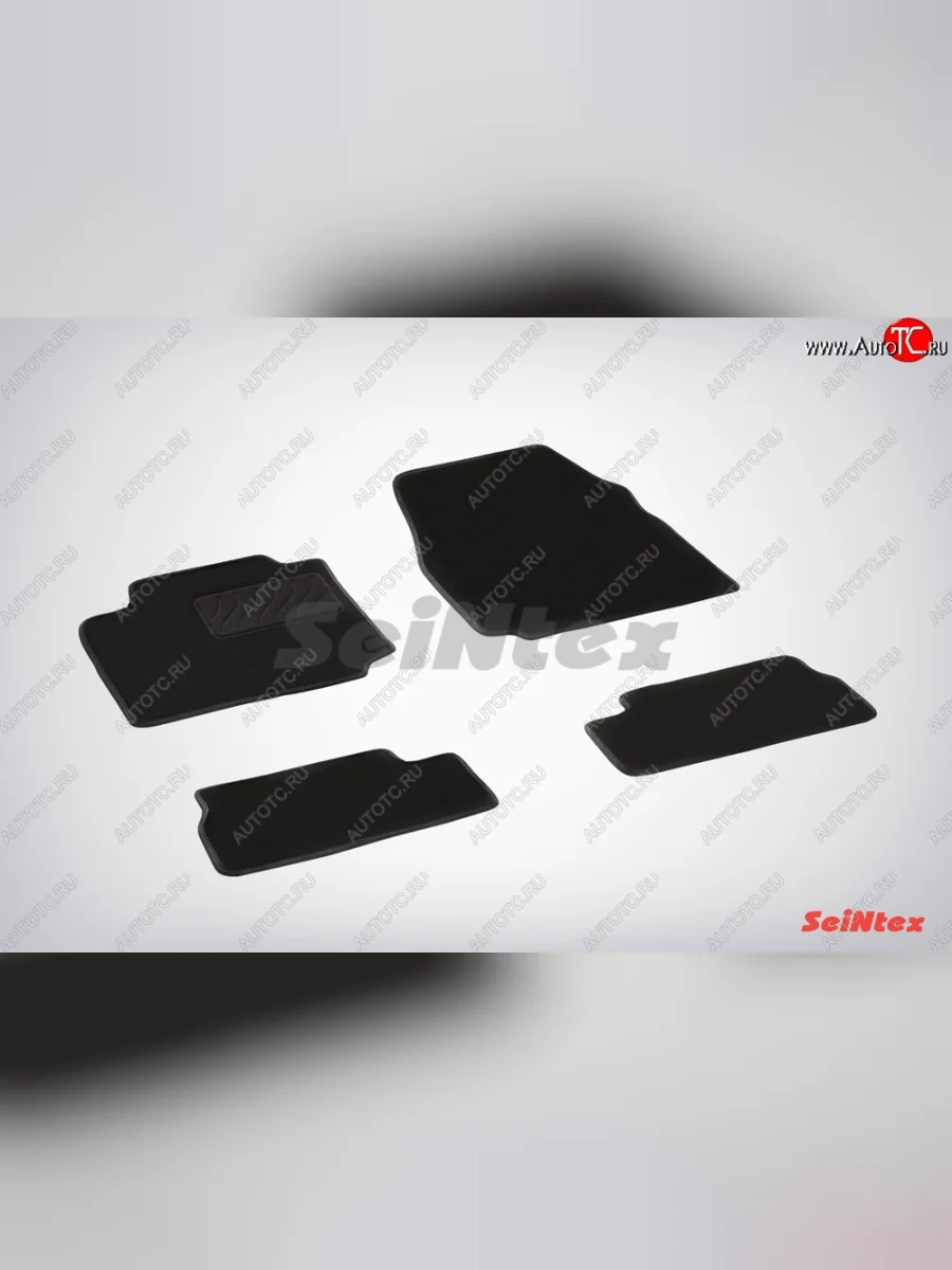 Износостойкие коврики в салон SeiNtex Premium LUX 4 шт. (ворсовые)  Nissan Micra (2002-2005) K12  в Воронеже Воронежской области