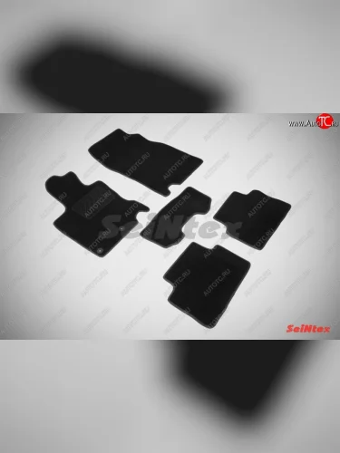 Коврики в салон (английская сборка) SeiNtex Premium LUX 4 шт. (ворсовые) Nissan Qashqai 2 J11 рестайлинг (2017-2022)