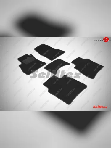 Износостойкие коврики в салон SeiNtex Premium LUX 4 шт. (ворсовые) Nissan Sentra  7 B17 (2014-2017) седан