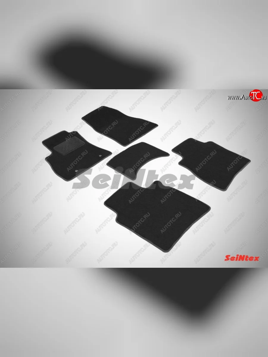 Износостойкие коврики в салон SeiNtex Premium LUX 4 шт. (ворсовые) Nissan Sentra 7 B17 седан (2014-2017)  в Самаре Самарской области