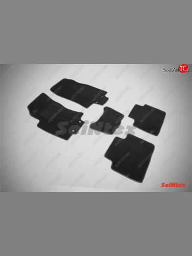 Износостойкие коврики в салон SeiNtex Premium LUX 4 шт. (ворсовые) Nissan X-trail  3 T32 (2017-2022) рестайлинг