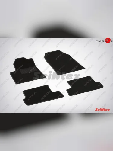 Износостойкие коврики в салон SeiNtex Premium LUX 4 шт. (ворсовые) Peugeot 407  седан (2004-2010)