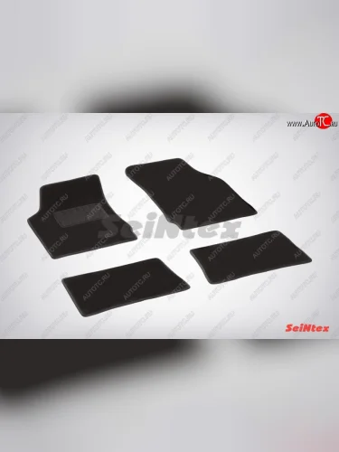 Износостойкие коврики в салон SeiNtex Premium LUX 4 шт. (ворсовые) Renault Symbol  седан (2002-2008) LB 1-ый рестайлинг, LB 2-ой рестайлинг