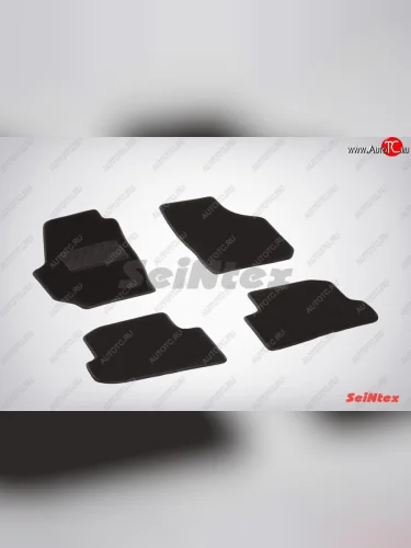 Износостойкие коврики в салон SeiNtex Premium LUX 4 шт. (ворсовые) Skoda Roomster  5J (2006-2015) дорестайлинг, хэтчбэк рестайлинг