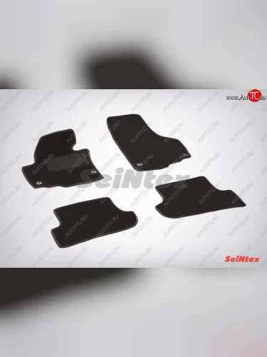 Износостойкие коврики в салон SeiNtex Premium LUX 4 шт. (ворсовые) Skoda Yeti (2009-2013)