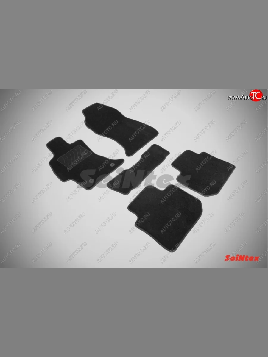 Износостойкие коврики в салон SeiNtex Premium LUX 4 шт. (ворсовые)  Subaru XV (2012-2017) GP/G33  с доставкой в г. Керчь