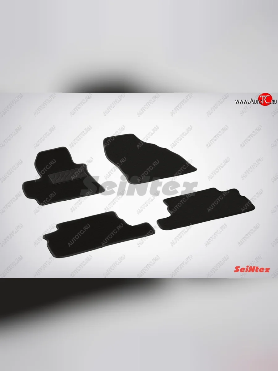 Износостойкие коврики в салон SeiNtex Premium LUX 4 шт. (ворсовые) Toyota Auris E150 хэтчбэк 5 дв. дорестайлинг (2006-2010)  в Керчи Республика Крым