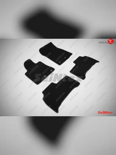 Износостойкие коврики в салон SeiNtex Premium LUX 4 шт. (ворсовые) Toyota Land Cruiser  200 (2007-2012) дорестайлинг
