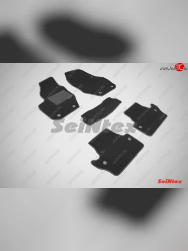 Износостойкие коврики в салон SeiNtex Premium LUX 4 шт. (ворсовые) Volvo S60  FS седан (2010-2013) дорестайлинг
