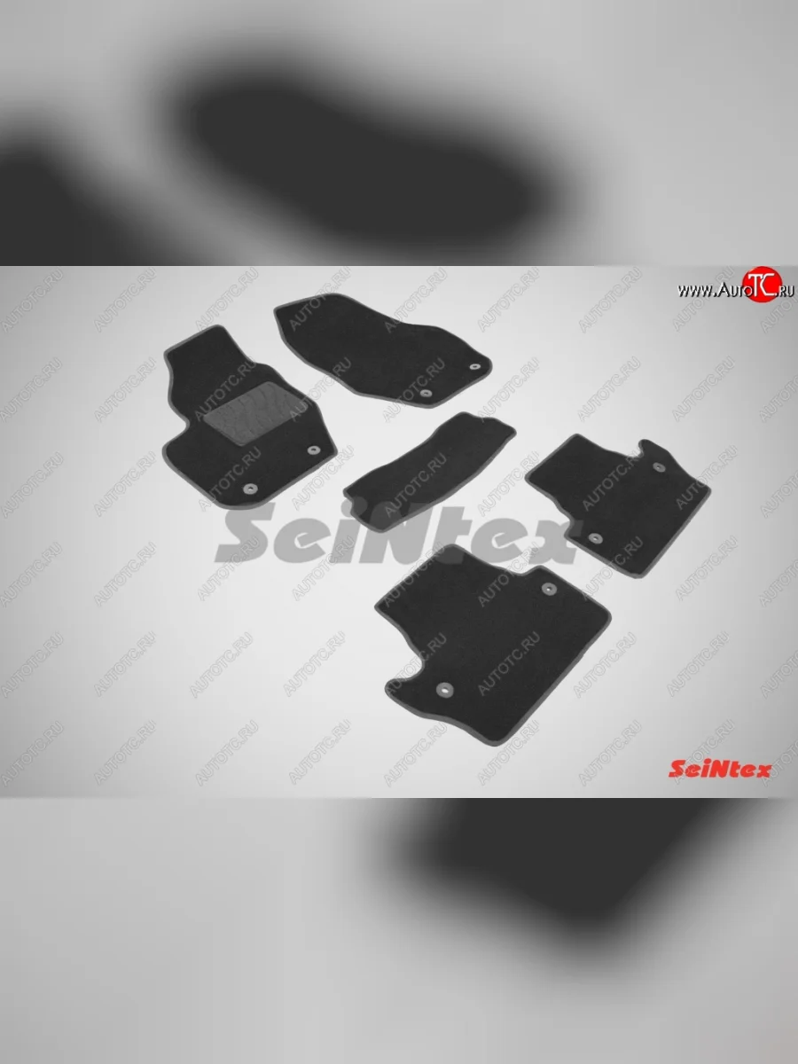 Износостойкие коврики в салон SeiNtex Premium LUX 4 шт. (ворсовые) Volvo S60 FS седан дорестайлинг (2010-2013)  в Самаре Самарской области