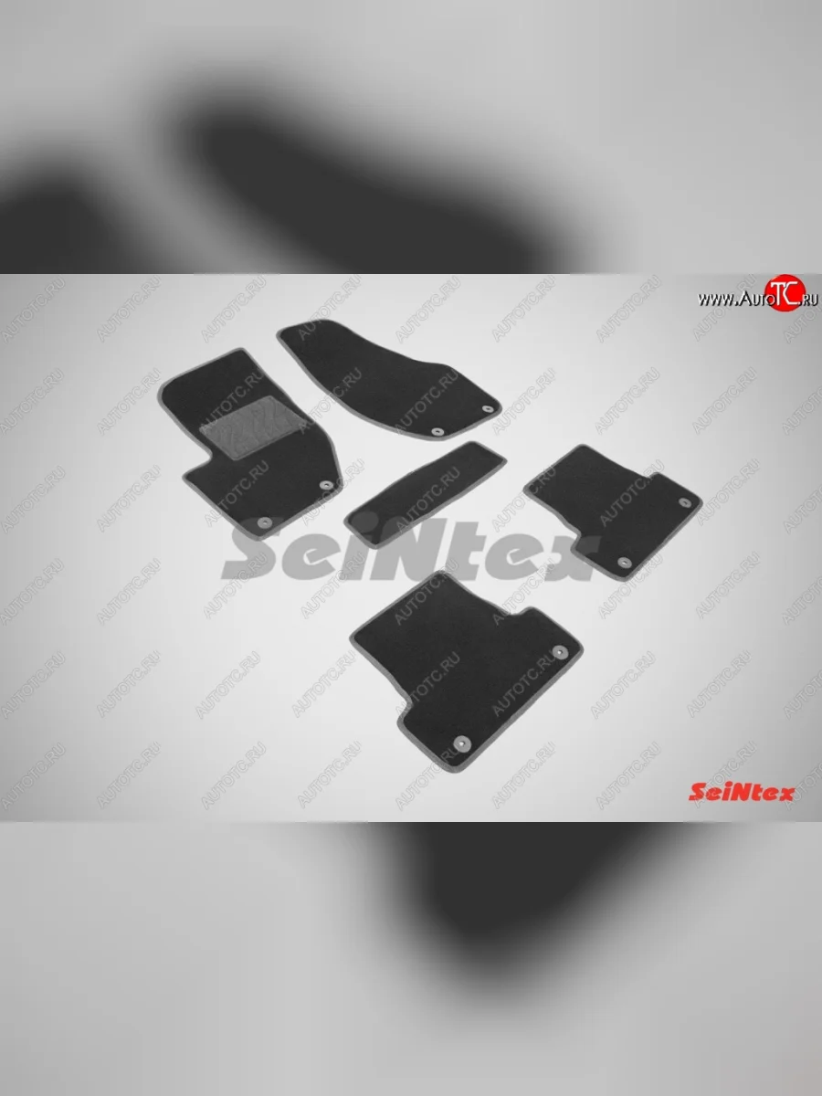 Износостойкие коврики в салон SeiNtex Premium LUX 4 шт. (ворсовые) Volvo V40 хэтчбэк дорестайлинг (2012-2017)  в Керчи Республика Крым