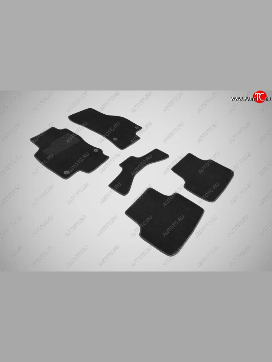 Износостойкие коврики в салон SeiNtex Premium LUX 4 шт. (ворсовые) Volkswagen Golf 7 Mk7 хэтчбэк 5 дв. дорестайлинг (2012-2017)  в Воронеже Воронежской области