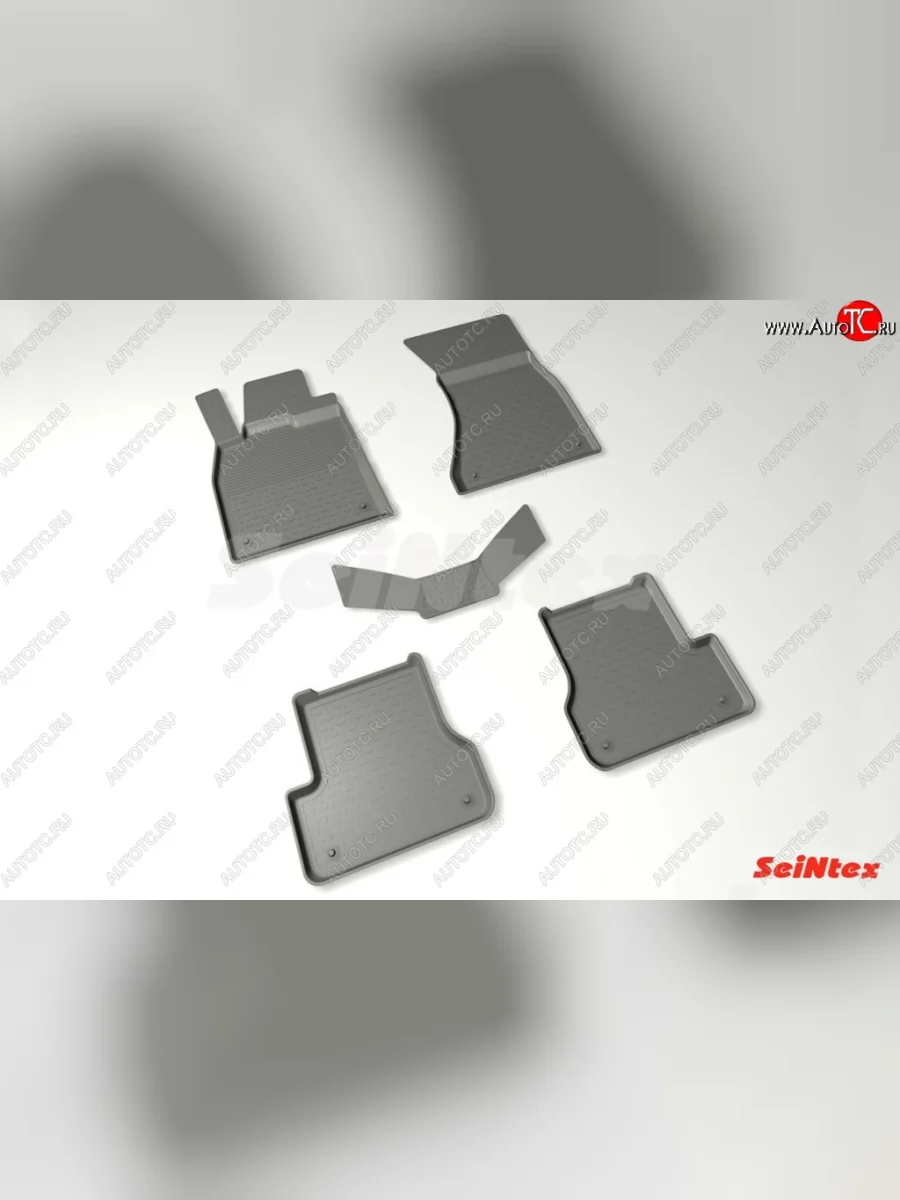 Износостойкие коврики в салон с высоким бортом SeiNtex Premium 4 шт. (резина) Audi A6 C7 дорестайлинг, универсал (2010-2014)  в Керчи Республика Крым