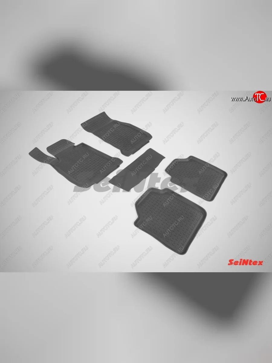 Износостойкие коврики в салон с высоким бортом SeiNtex Premium 4 шт. (резина) BMW 3 серия F34 Grand Turismo лифтбэк дорестайлинг (2012-2016)  в Самаре Самарской области