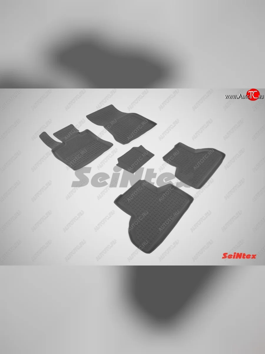 Износостойкие коврики в салон с высоким бортом SeiNtex Premium 4 шт. (резина) BMW X5 F15 (2013-2018)  в Керчи Республика Крым