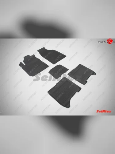 Износостойкие коврики в салон с высоким бортом SeiNtex Premium 4 шт. (резина) Chery Bonus 3  (A19) (2013-2016) седан