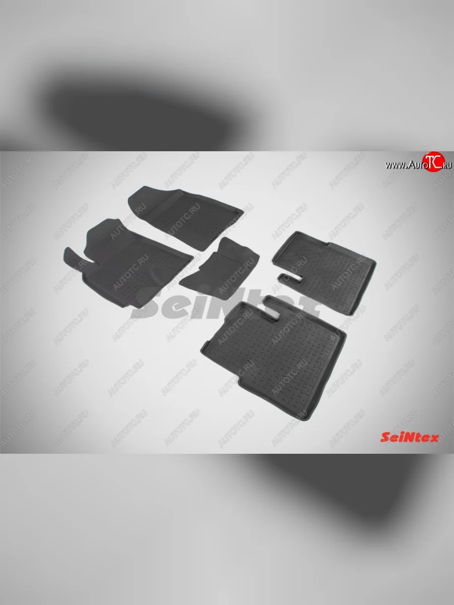 Износостойкие коврики в салон с высоким бортом SeiNtex Premium 4 шт. (резина) Chery Tiggo T11 рестайлинг (2013-2016)  в Керчи Республика Крым