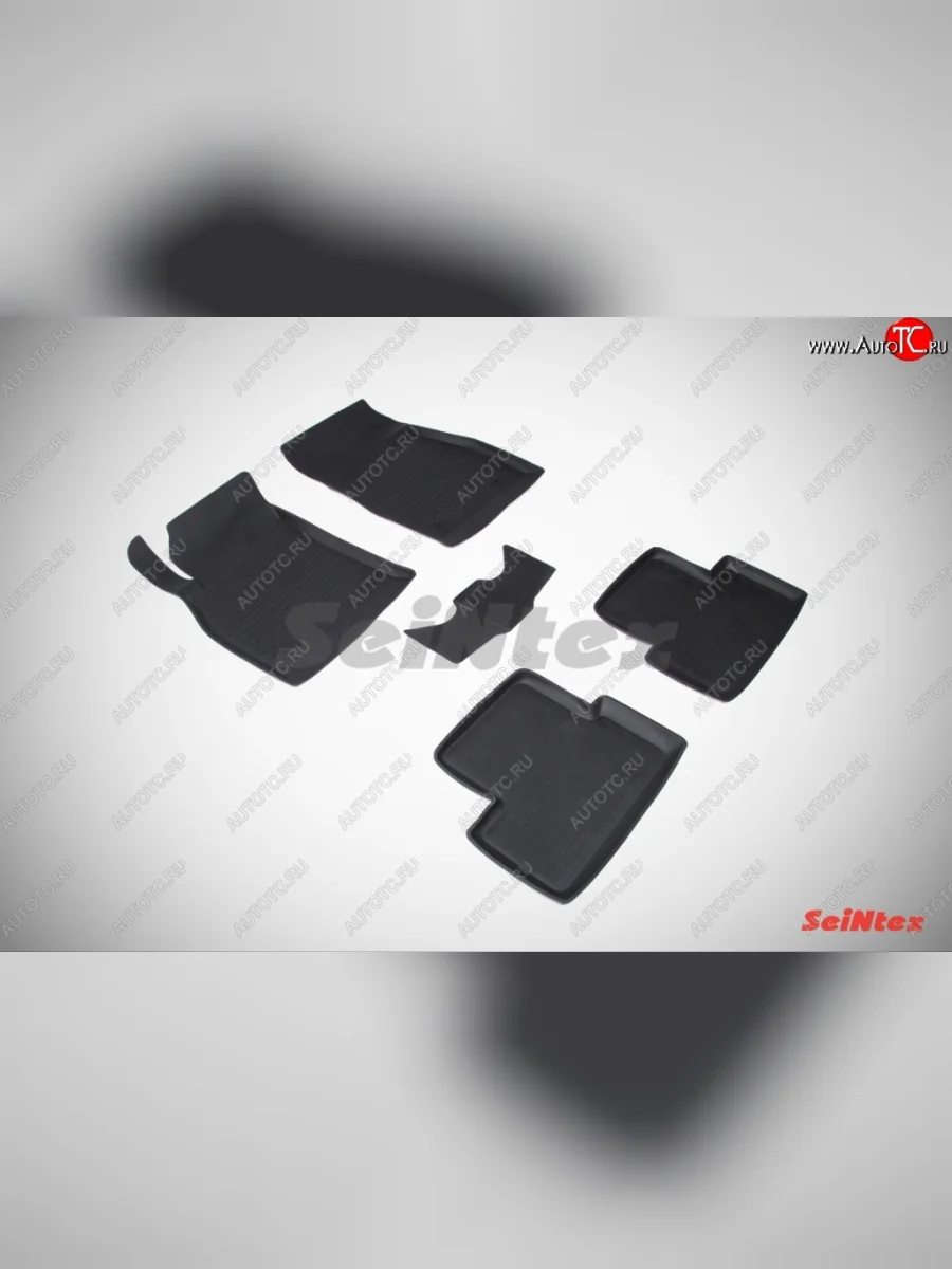 Износостойкие коврики в салон с высоким бортом SeiNtex Premium 4 шт. (резина) Opel Astra J хэтчбек 5 дв.  рестайлинг (2012-2017)  в Перми Пермском крае