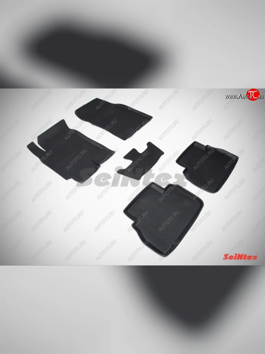 Износостойкие коврики в салон с высоким бортом SeiNtex Premium 4 шт. (резина) Chevrolet Epica V250 (2006-2012)  в Перми Пермском крае