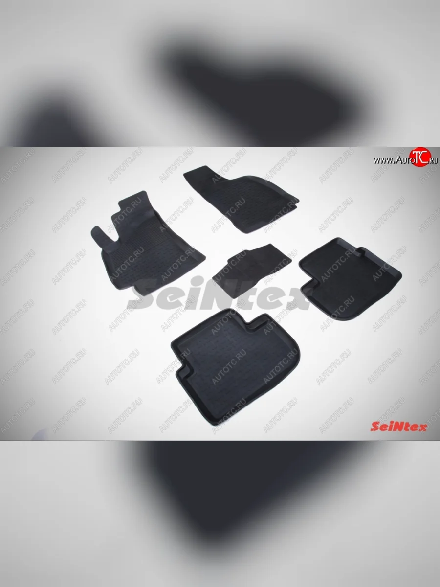 Комплект ковриков салона SeiNtex (резина, высокий борт) ЗАЗ Chance хэтчбэк (2009-2017)  в Самаре Самарской области