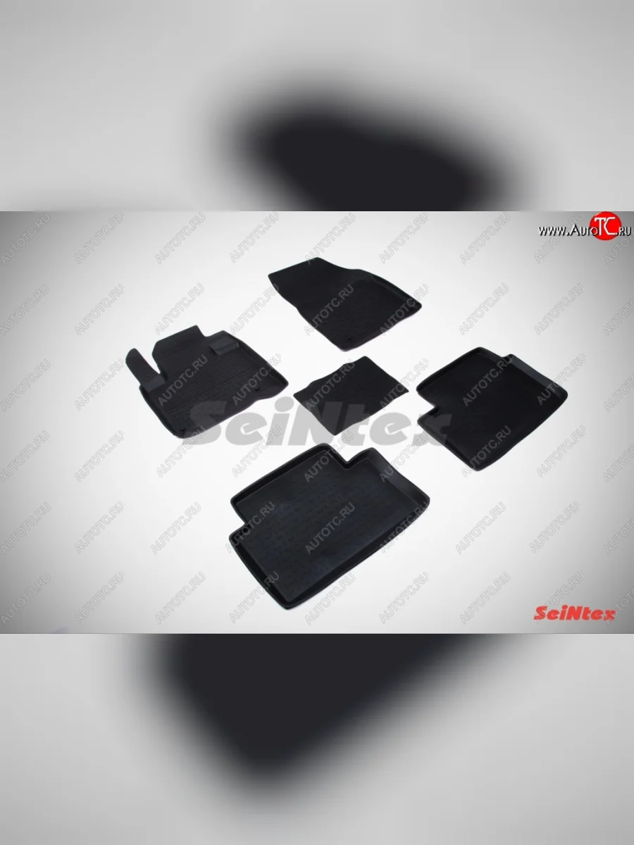 Износостойкие коврики в салон с высоким бортом SeiNtex Premium 4 шт. (резина) CITROEN C5 RD дорестайлинг, седан (2008-2017)  в Керчи Республика Крым