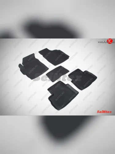 Износостойкие коврики в салон с высоким бортом SeiNtex Premium 4 шт. (резина) Daewoo Matiz  M100 (1998-2000) дорестайлинг