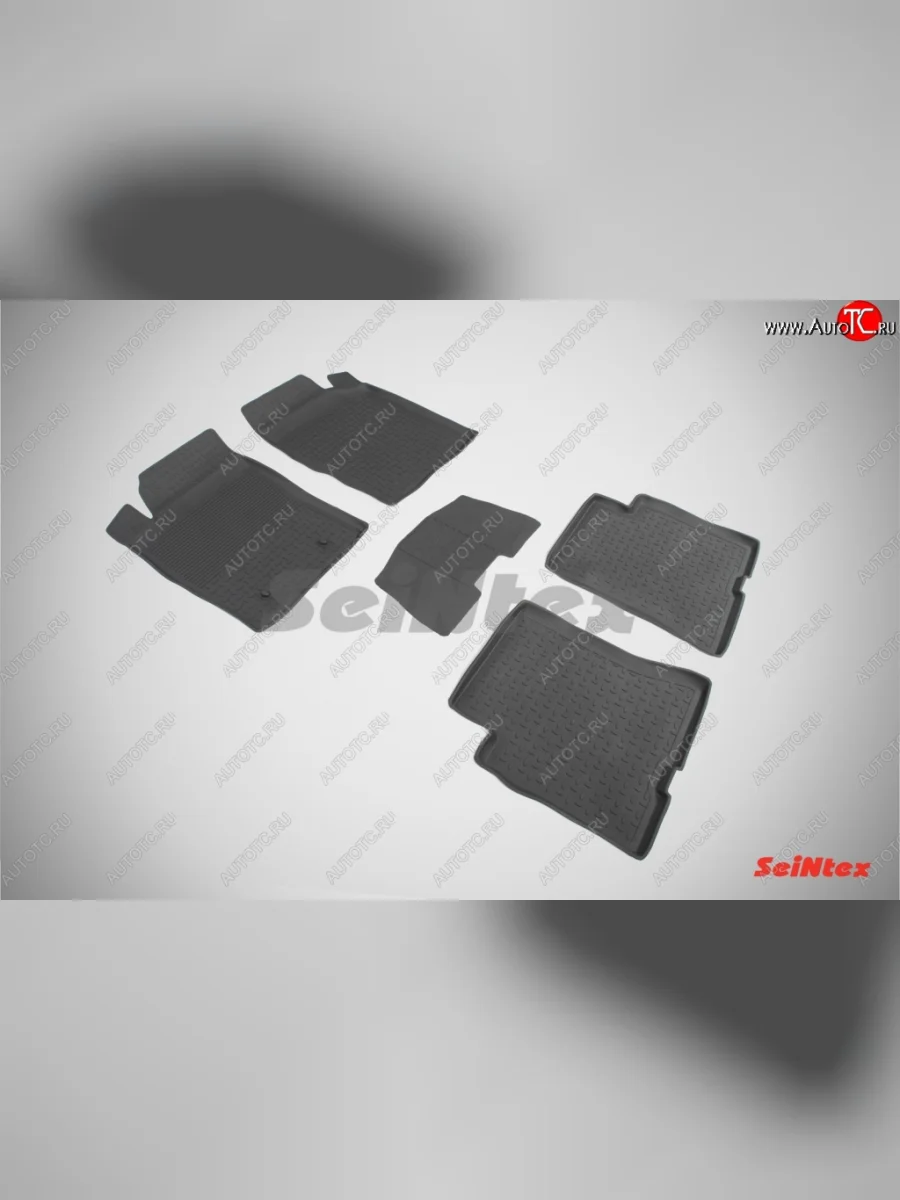 Износостойкие коврики в салон с высоким бортом SeiNtex Premium 4 шт. (резина) Dong Feng H30 (2013-2017)  в Керчи Республика Крым