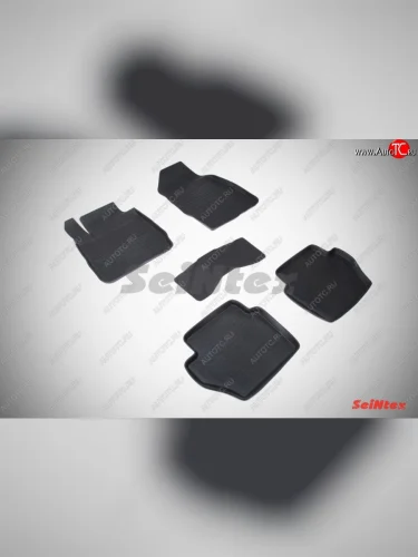 Износостойкие коврики в салон с высоким бортом SeiNtex Premium 4 шт. (резина) Ford Fiesta 6 хэтчбэк 5 дв. дорестайлинг (2008-2012)