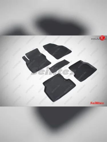 Износостойкие коврики в салон с высоким бортом SeiNtex Premium 4 шт. (резина) Ford Focus  2 (2004-2011)  седан дорестайлинг, универсал дорестайлинг, хэтчбэк 3 дв. дорестайлинг, хэтчбэк 5 дв. дорестайлинг, седан рестайлинг, универсал рестайлинг, хэтчбэк 3 дв. рестайлинг, хэтчбэк 5 дв. рестайлинг