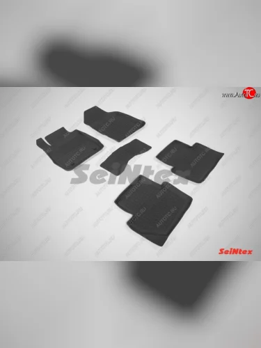 Износостойкие коврики в салон с высоким бортом SeiNtex Premium 4 шт. (резина) Ford Fiesta  6 (2012-2019) хэтчбэк 5 дв. рестайлинг