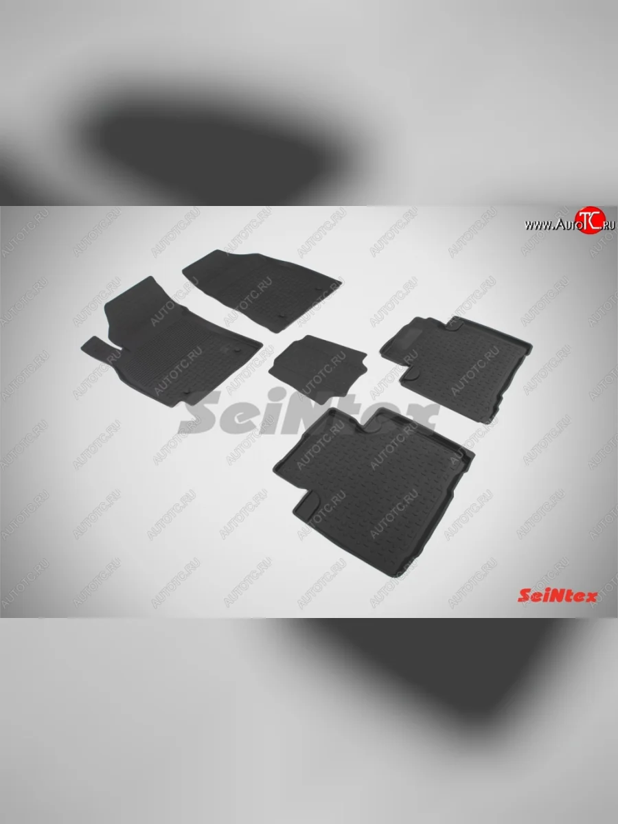 Износостойкие коврики в салон с высоким бортом SeiNtex Premium 4 шт. (резина) Geely Emgrand X7 дорестайлинг (2011-2015)  в Керчи Республика Крым