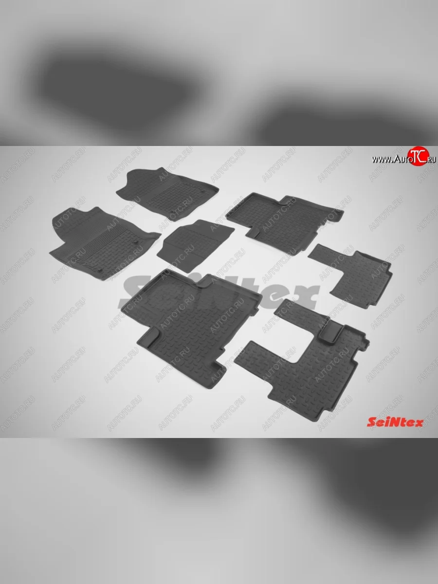 Износостойкие коврики в салон с высоким бортом SeiNtex Premium 4 шт. (резина) Haval H9 1-ый рестайлинг (2017-2019)  в Самаре Самарской области