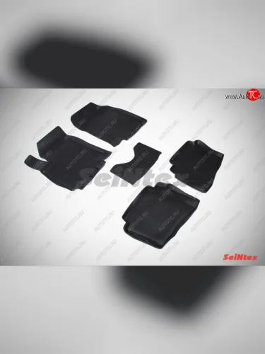Износостойкие коврики в салон с высоким бортом SeiNtex Premium 4 шт. (резина) Hyundai i20  PB (2008-2012) хэтчбэк дорестайлинг