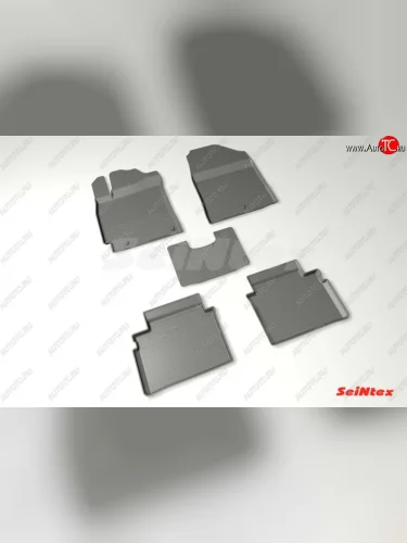 Износостойкие коврики в салон с высоким бортом SeiNtex Premium 4 шт. (резина) Hyundai Elantra  AD (2016-2020) дорестайлинг, рестайлинг