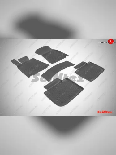 Износостойкие коврики в салон с высоким бортом SeiNtex Premium 4 шт. (резина) Lexus GS300  S190 (2007-2012) рестайлинг