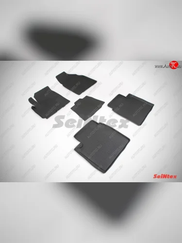 Износостойкие коврики в салон с высоким бортом SeiNtex Premium 4 шт. (резина) Lifan X60 (2011-2025) дорестайлинг, 1-ый рестайлинг, 2-ой рестайлинг