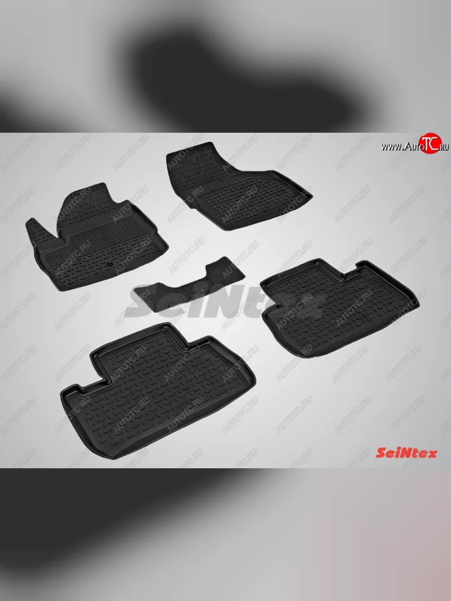 Износостойкие коврики в салон с высоким бортом SeiNtex Premium 4 шт. (резина) Land Rover Freelander L359 дорестайлинг (2006-2010)  в Керчи Республика Крым