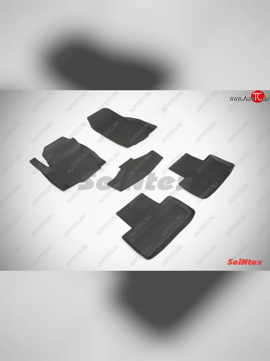 Износостойкие коврики в салон с высоким бортом SeiNtex Premium 4 шт. (резина) Land Rover Range Rover Evoque 1 L538 дорестайлинг 5 дв. (2011-2015)  в Самаре Самарской области