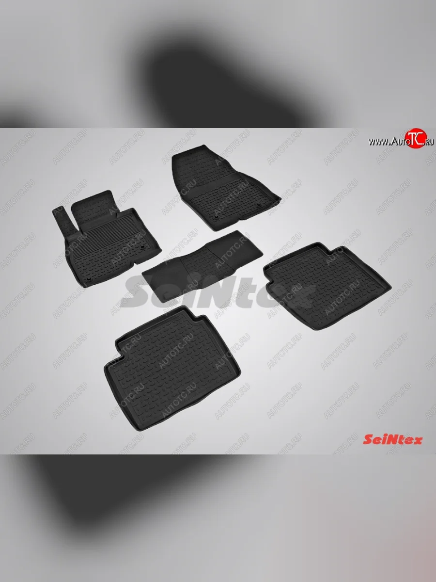 Износостойкие коврики в салон с высоким бортом SeiNtex Premium 4 шт. (резина) Mazda 6 GJ дорестайлинг седан (2012-2015)  в Керчи Республика Крым