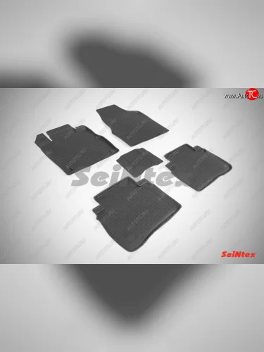 Износостойкие коврики в салон с высоким бортом SeiNtex Premium 4 шт. (резина) Nissan Murano  2 Z51 (2008-2016) дорестайлинг, рестайлинг