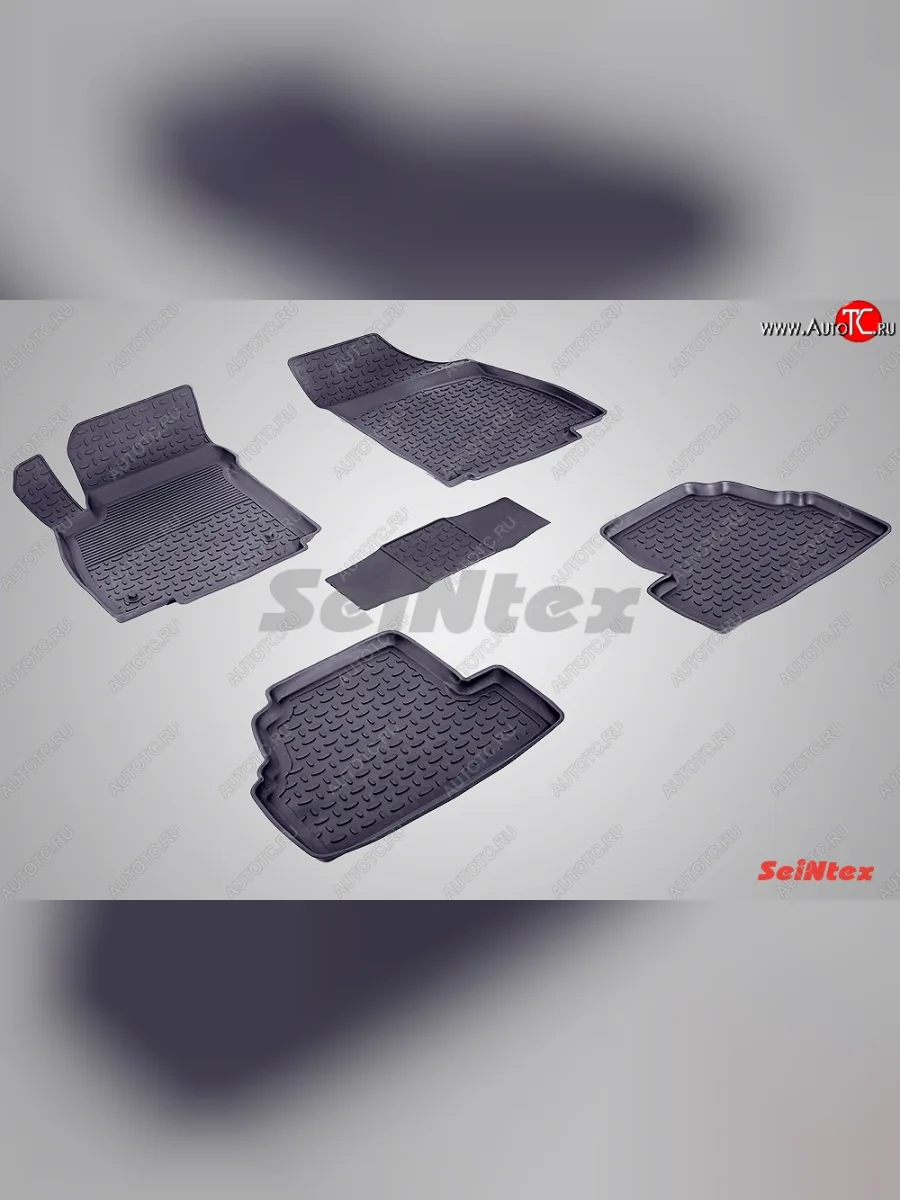 Износостойкие коврики в салон с высоким бортом SeiNtex Premium 4 шт. (резина)  Opel Mokka (2012-2016)  в Самаре Самарской области