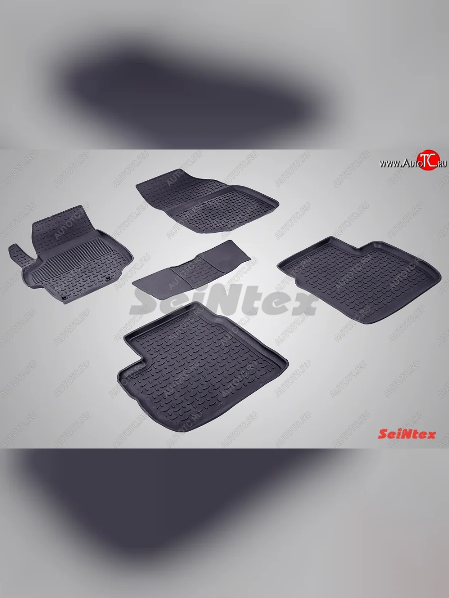 Износостойкие коврики в салон с высоким бортом SeiNtex Premium 4 шт. (резина) Peugeot 301 (2012-2017)  в Самаре Самарской области