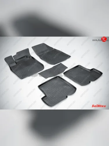 Износостойкие коврики в салон с высоким бортом SeiNtex Premium 4 шт. (резина) Renault Sandero  1 (2009-2014)