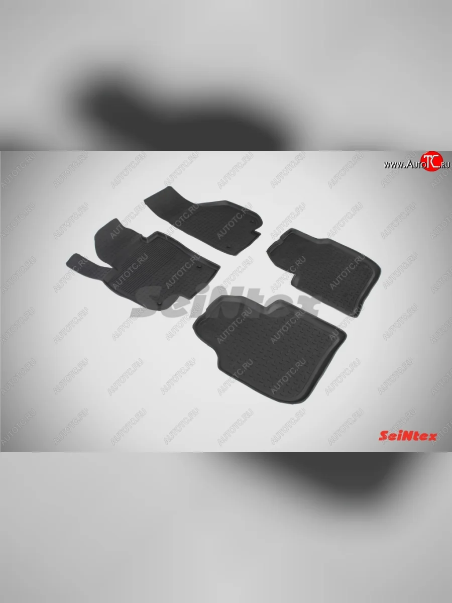 Износостойкие коврики в салон с высоким бортом SeiNtex Premium 4 шт. (резина) Skoda Superb B6 (3T) лифтбэк дорестайлинг (2008-2013)  с доставкой в г. Пермь