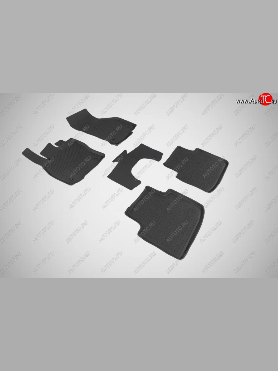 Износостойкие коврики в салон с высоким бортом SeiNtex Premium 4 шт. (резина) Skoda Superb B8 (3V) лифтбэк рестайлинг (2019-2025)  с доставкой в г. Пермь