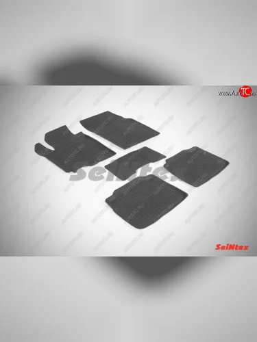 Износостойкие коврики в салон с высоким бортом SeiNtex Premium 4 шт. (резина) Suzuki SX4  JYB, JYA (2013-2016) хэтчбэк дорестайлинг